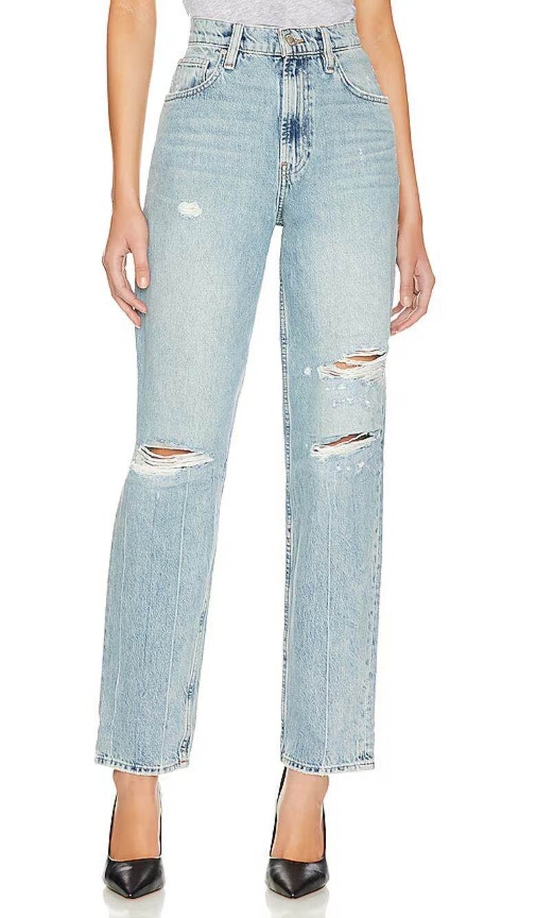 Hudson James High Rise Tapered Straight Jean
